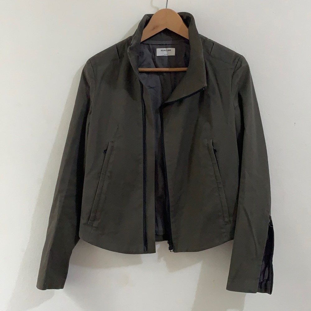 Helmut Lang Grey Cotton Jacket